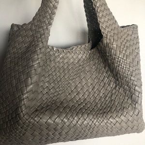 Like New Falor XL Taupe Grey Tote